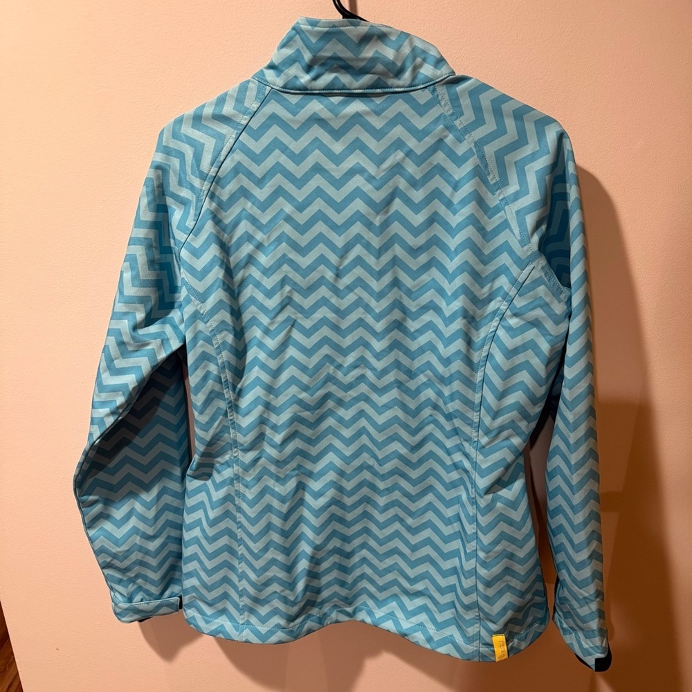 Blue Chevron Women’s Softshell Jacket - image 5